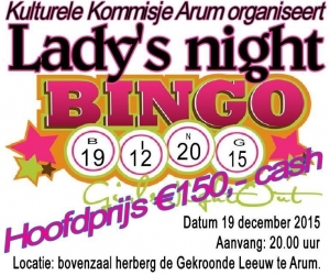 Lady's Night Bingo